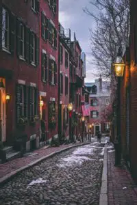 Photo of Boston MA street from Unsplash