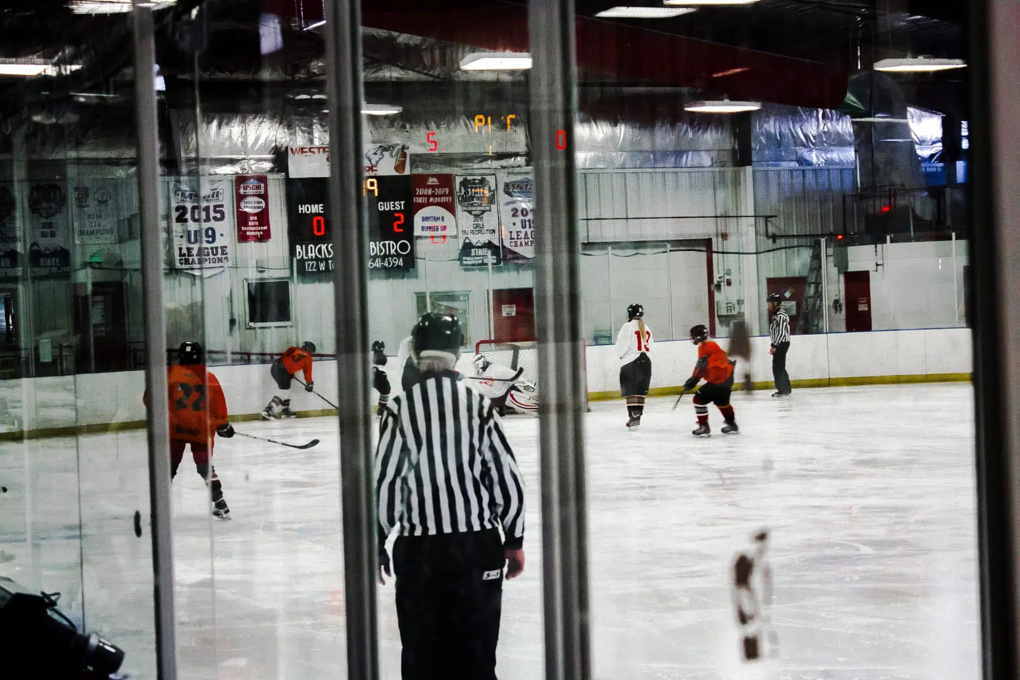 Photo of a hockey game