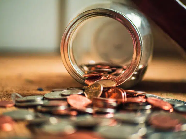 Jar of pennies