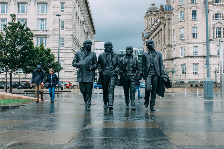 Beatles statue in Liverpool (I think)