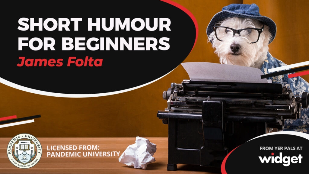 A thumbnail for Riane Konc’s Basic Satire & Humour Writing course