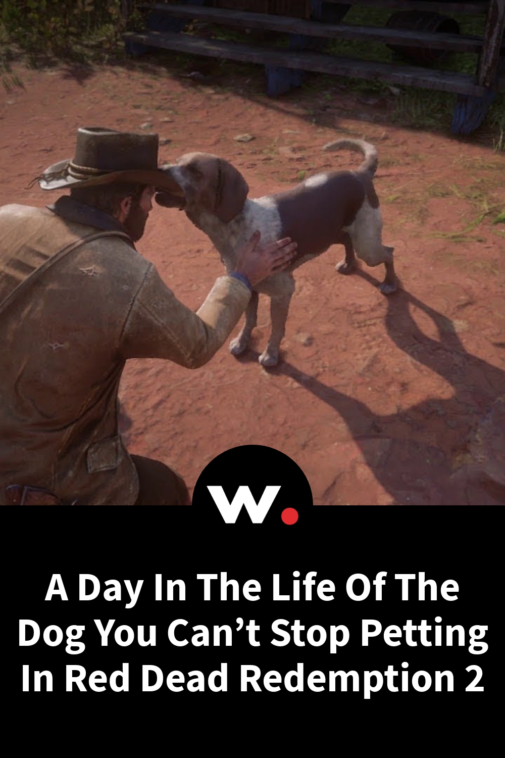 A Day In The Life Of The Dog You Can’t Stop Petting In Red Dead Redemption 2