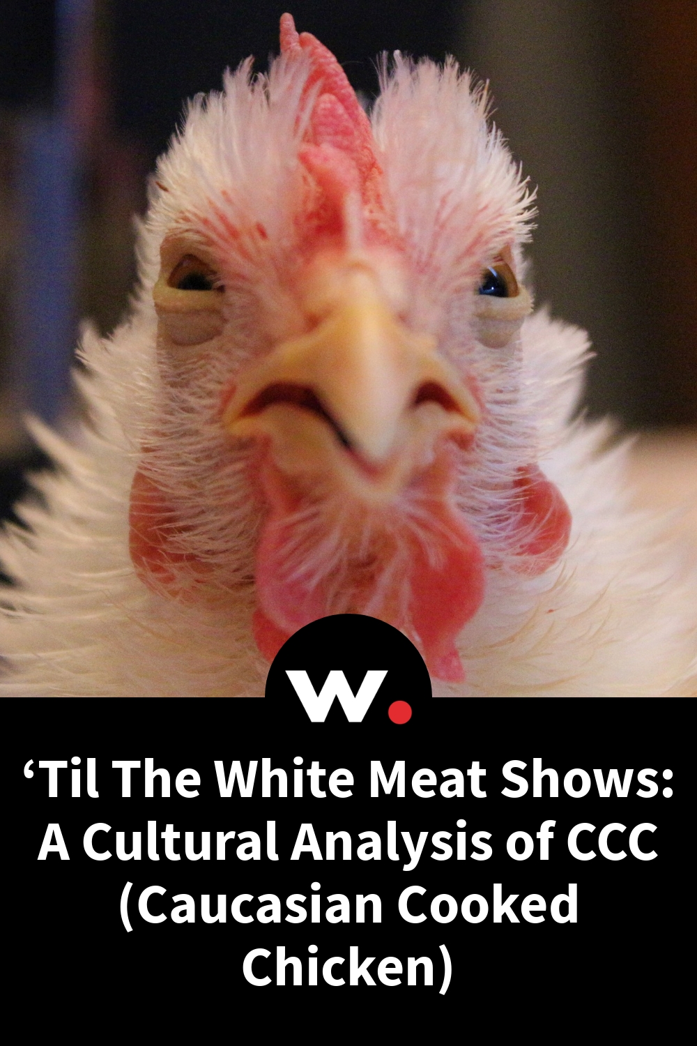‘Til The White Meat Shows: A Cultural Analysis of CCC (Caucasian Cooked Chicken)